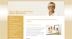 Desktop Screenshot of hentschel-med.de